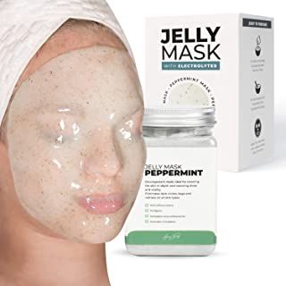 Amazon.com: facial packs for estheticians Peppermint Jelly, Skin Care Face Masks, Rubber Face Mask, Face Mask Peel Off, Womans Face, Korean Facial, Skin Bar, Jelly Mask, Water Modeling