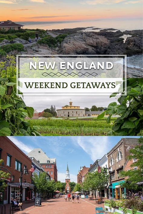 9 Best Weekend Getaways in New England to Visit in 2021 New England Road Trip, New England States, Best Weekend Getaways, New England Travel, Escape Reality, Local Travel, Weekend Trips, Romantic Getaways, Weekend Getaway