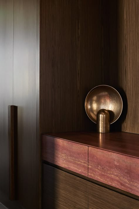 YinjiSpace - Studio Tate x Riverlee Studio Tate, Walnut Timber, Property Developer, Quiet Room, Veneer Panels, Joinery Details, Timber Veneer, Timber Panelling, Plant Room