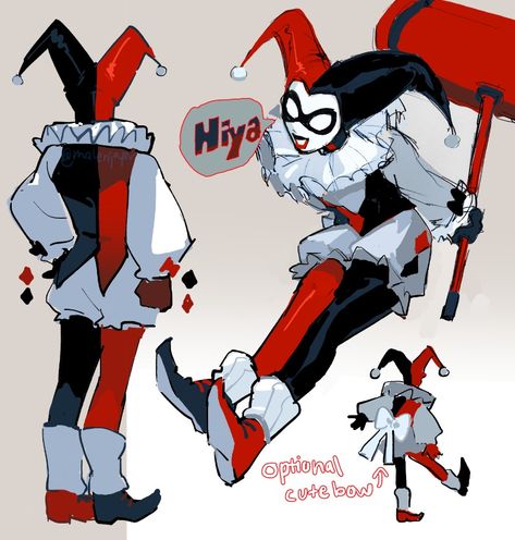 (1) Bookmarks / X Harley Quinn Fanart, Dc Redesign, Gotham Sirens, Joker Cartoon, Batman Redesign, Dc Fanart, Cartoon City, Dc Women, Gotham Villains