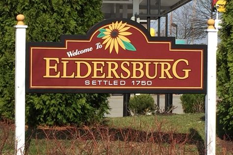 Carroll County, Maryland, Eldersburg, Maryland Welcome Sign. Carroll County, Welcome Sign, Maryland