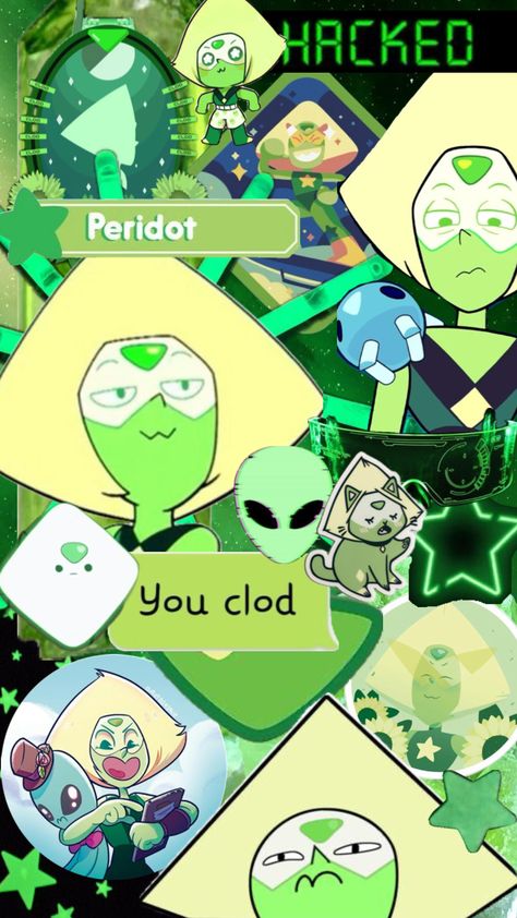 #peridot #stevenuniverse #wallpaper #background Steven Universe Wallpapers, Peridot Wallpaper, Universe Wallpaper, Peridot Steven Universe, Steven Universe Wallpaper, Kirby Character, Steven Universe Funny, Kirby, Steven Universe