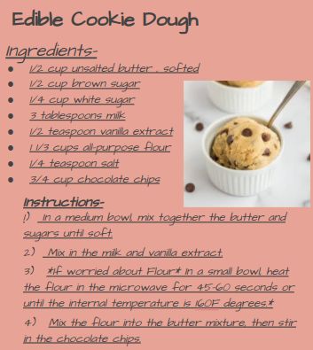 This edible cookie dough is delicious and easy to make. (picture not mine) #easy dessert #easysnack Edible Cookie Dough Recipe For One Easy, Home Made Cookie Dough Edible, Edible Cookie Dough Recipe For Two, Quick Edible Cookie Dough, How To Make Edible Cookie Dough, Easy Edible Cookie Dough, Quick And Easy Edible Cookie Dough Recipe, Edible Cookie Dough Recipe Without Chocolate Chips, Easiest Edible Cookie Dough Recipe