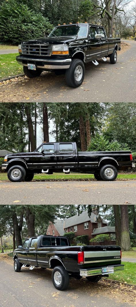 1996 Ford F-350 HD 4X4 CREW CAB 4DR AUTO 7.3L Power Stroke Diesel 182K Miles Ford Trucks For Sale, Lifted Trucks For Sale, Diesel Trucks Ford, Baja Truck, Ford Powerstroke, Old Muscle Cars, Long Bed, Pickups For Sale, Powerstroke Diesel