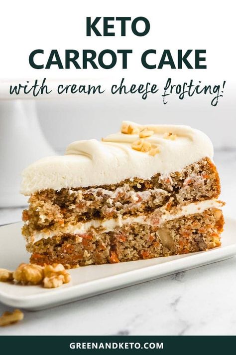 Keto Carrot Cake, Low Carb Carrot Cake, Keto Cupcakes, Smores Dessert, Pudding Chia, Diy Dessert, Carrot Cake With Cream Cheese, Coconut Dessert, Postre Keto