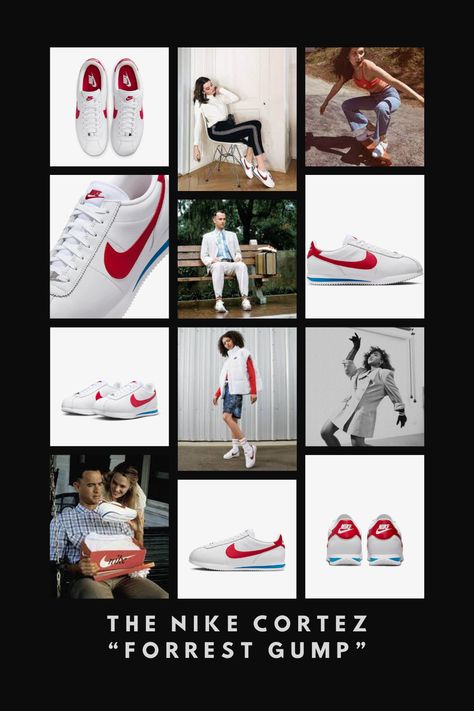 This May, Nike has a special treat for sneaker fans as the Nike Cortez “Forrest Gump” is set to re-release in a brand-new deluxe version. Originally launched in 1972, the Nike Cortez has since become one of the most iconic and well-loved models to date. In 1994, the Cortez garnered even more limelight after being featured in Tom Hanks’s Forrest Gump. Nike Cortez Forrest Gump, Nike Ad, Forest Gump, Forrest Gump, Tom Hanks, Nike Cortez, Sneaker Head, Product Launch, Forest