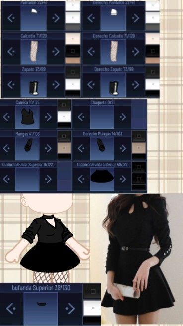 Gacha Club Hot Outfit Ideas, Gacha Club Dress Outfits, Gacha Club Outfit Ideas Black, Gacha Life Dress Outfits, Black Gacha Club Outfits, Gacha Life Outfits Dress, Gacha Club Black Outfits, ชุดgacha Club, Gacha Club Outfit Dress