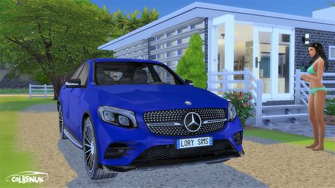 Mercedes-Benz GLC Coupe by LorySims Lot and screenshots by @colbenuk Traction meets attraction in a fusion of SUV capability, coupe agility, and Mercedes-Benz style. CAR POLYCOUNT: 39522... Mercedes Benz Glc Coupe, Glc Coupe, Sims 4 Traits, Free Sims 4, Sims 4 Children, Mercedes Benz Glc, Sims 4 Downloads, Sims 4 Cc Furniture, Sims 4 Collections