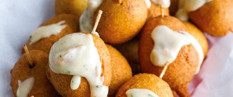 Mini Brat Corn Dogs with Cheddar Beer Sauce | Wisconsin Milk Marketing Board Ballgame Food, World Series Party, Wisconsin Recipes, Bratwurst Recipe, Sunday Snacks, Baseball Food, Baseball Snacks, Beer Cheese Sauce, Wisconsin Food