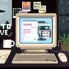 ArtStation - Pixel Retro Computer , Althea Krebelj Computer Pixel Art, Retro Computer, Pixel Animation, Isometric Art, Pixel Art Games, Pixel Games, Computer Animation, Game Illustration, Art Desk