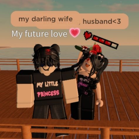 Roblox Couple, Roblox Friends, Couple Pic, Future Love, Husband Wife, Little Princess, Quick Saves