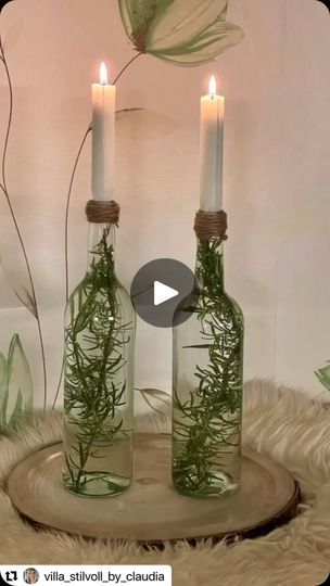 Glass Cylinder, Simple Tricks, Orchestra, Floral Art, Home Crafts, Advent, Diy Home Decor, Easy Diy, Craft Ideas