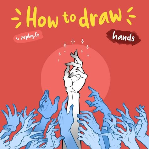 Drawing Tutorial • Instagram Paint Drawing Ideas, Body Draw, Hands Tutorial, Draw Hands, Comic Tutorial, Paint Drawing, Hand Drawing Reference, Drawing Exercises, Arte Sketchbook