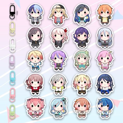 Remove protective film on arrival 1.5 inch acrylic charm Vivid Bad Squad Wonderland x Showtime 25-ji Nightcord de MORE MORE JUMP! Leo/need Origami Sheets, Leo Need, More More Jump, Vivid Bad Squad, Wonderland X Showtime, Etsy Stickers, Colorful Stage, Cute Keychain, Acrylic Charms