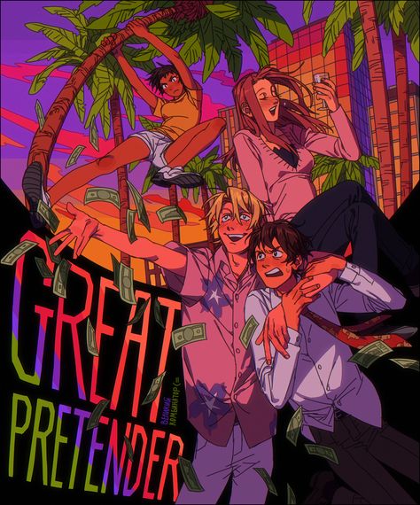 Fanart Ideas, Great Pretender, Arte Sketchbook, Anime Wall Art, Cartoon Art, Aesthetic Anime, Art Style, Art Inspo, Anime Wallpaper