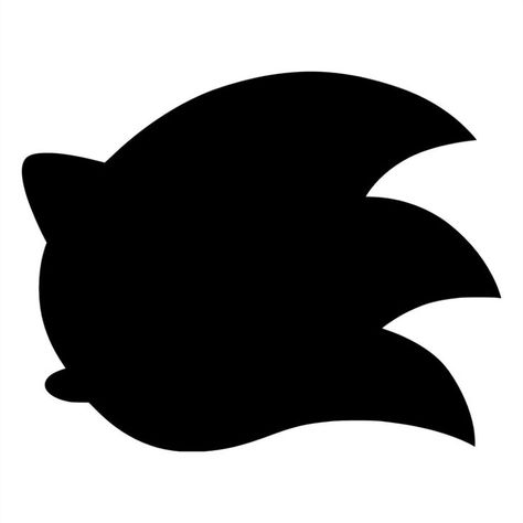 Sonic The Hedgehog Silhouette, Sonic Silhouette, Hedgehog Silhouette, Easy Food Art, Silhouette Art, 4th Of July Party, July Party, Easy Food, Graphic Image