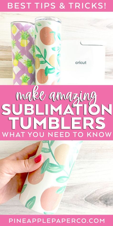 Sublimation Tumblers Tutorial, Sublimation Tips And Tricks, Tumbler Techniques, Craft For Beginners, Cricut Mug Press, Infusible Ink Transfer Sheets, Diy Sublimation, Cameo Crafts, Creativity Ideas