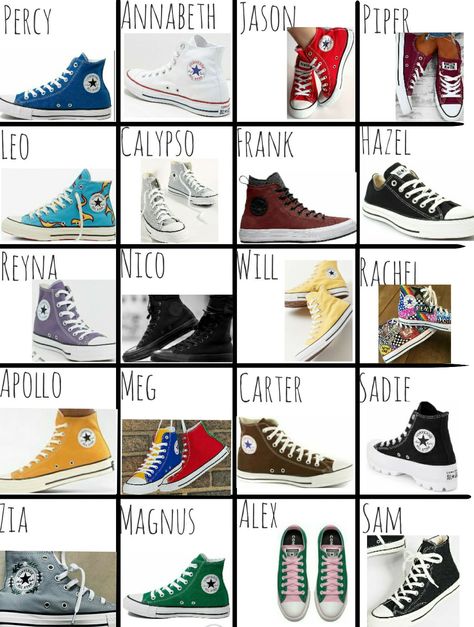 Percy Jackson Converse, Percy Jackson Shoes, All Percy Jackson Books, Meg Mccaffrey, Percy Jackson Movie, Percy Jackson Outfits, Percy Jackson Wallpaper, Cute Converse, Percy Jackson Head Canon