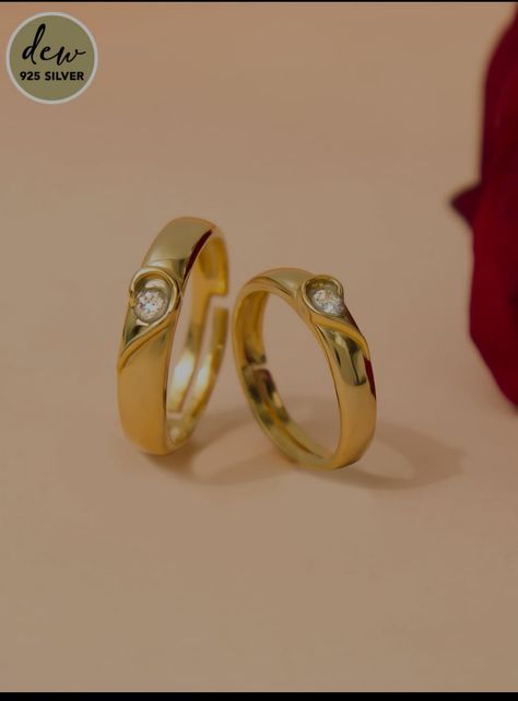 Couple Rings Wedding Gold Infinity, Couple Rings Wedding Gold, Gold Couple Rings, Couple Rings Wedding, Couple Ring Design, Marriage Ideas, Engagement Rings Couple, Diy Jewelry Earrings, Fancy Jewelry Necklace