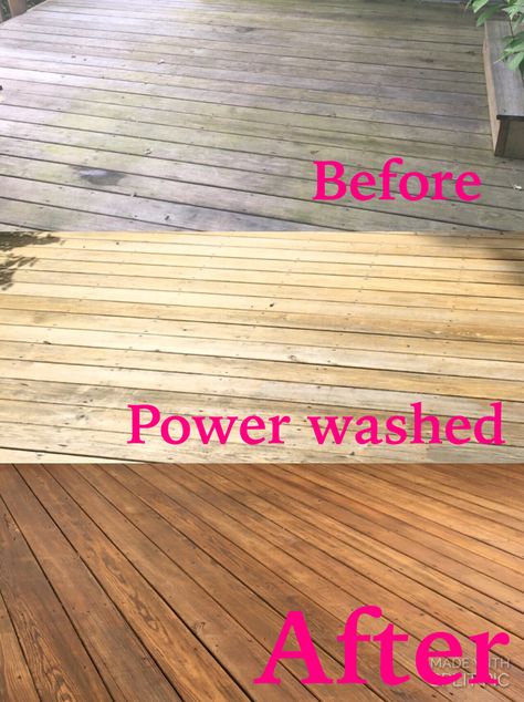 Deck Stain Before And After, Deck Before And After, Deck Stain Ideas, Stained Deck, Beach House Deck, Deck Stains, House Deck Ideas, Cabin Projects, Deck Staining