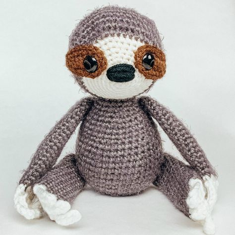 Sloth Pattern, Crochet Sloth, Fox Crafts, Sloth Stuffed Animal, Crochet Skull, Crochet Mermaid, Yarn Bee, Mermaid Pattern, Crochet Amigurumi Free Patterns