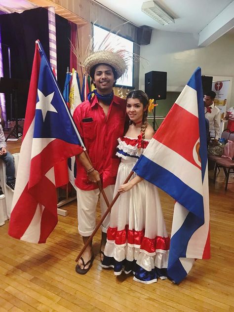 Puerto rican men, typical puerto rican dress, typical costa rican dress, puerto rico and costa rica, boricua, Tica, vestido tipico de costa rica Costa Rican Culture, Puerto Rican Dress, Puerto Rican Fashion, Puerto Rico Clothing, Latino Fashion, Puerto Rican Men, Quince Stuff, Catholic Aesthetic, Puerto Rican Flag