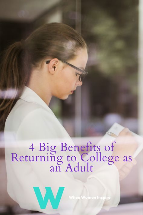 Going back to college as an adult comes with its share of benefits! This guide lists them all. #collegetips #backtocollege #backtoschool #educationpositive Working Full Time And Going To College, Going To College, Going Back To College, School Look, Financial Security, Back To College, College Hacks, School Looks, Full Time Work