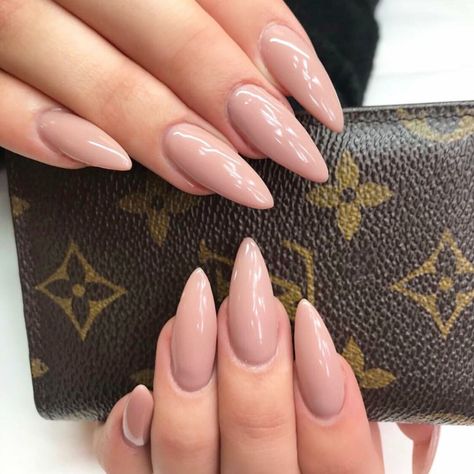 Natural Color Nails, Cute Nail, Short Nail Designs, Prom Nails, Cute Nail Designs, Nail Shapes, Nail Polish Colors, Gorgeous Nails, Nails Acrylic