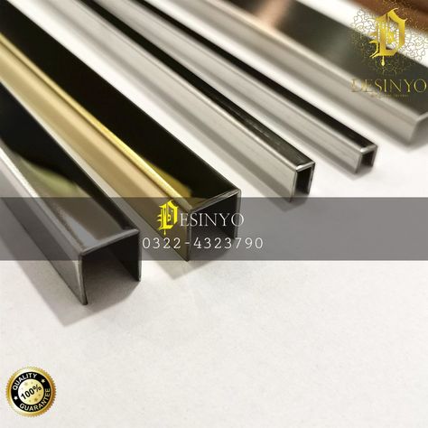 🎉 SS Gold U Profile and Strips 🎉 Stainless Steel U Type Profile Trim Edge Metal Strisps for Wall Decorative and furniture etc ✅ Wholesale factory rates✅ PVD Coated ✅ 100% Quality material used✅ Pakistan's most trusted Brand.✅ Delivery available all over Pakistan To order or for more information please contact us on: 📱Call: 03224323790 📲 WhatsApp: 03224323790 📥 Email: info@desinyo360.com 🌐 https://www.desinyo360.com #ssgoldstrps #Desinyo @SSGoldUProfile Pakistan, Trim, The 100, Stainless Steel, Wall, Gold, Furniture, Quick Saves