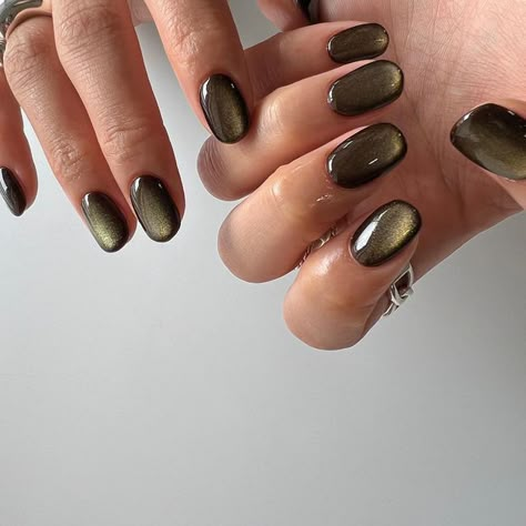 Nails Cat Eye, Nail Aesthetics, Tiger Nails, Velvet Nails, Nails Trend, Hippie Nails, Nail Trend, Eye Nails, Cat Eye Nails