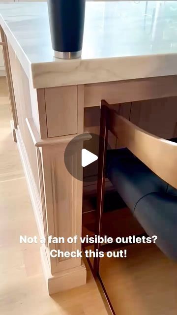 BLUR Design & Lifestyle on Instagram: "Loving this hidden outlet detail! 

🎥 @village_handcrafted 
Designer: @ariellahorowitzdesigngroup 🙌

#hiddenoutlet #cabinetryinnovation #customcabinetry #sleekdesign #outlet #customdesign #customdetailing #kitcheninspo #kitchencabinetry #interiordesign #interior #livingwell #blurdesigns" Hidden Kitchen Outlets Plugs, Hidden Island Outlets, Hidden Outlets In Kitchen Island, Kitchen Outlets Placement, Outlet In Island, Outlet On Kitchen Island, Kitchen Island Electrical Outlets, Outlets In Kitchen, Hidden Outlets In Kitchen