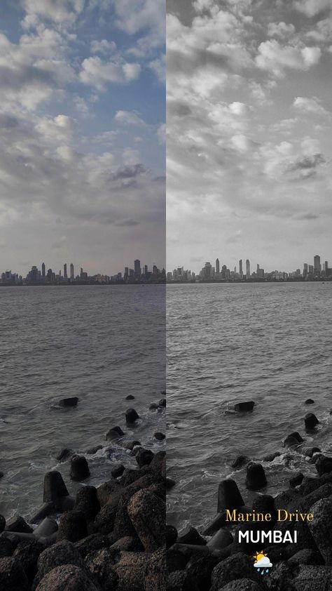 #mumbai #beaches #marinedrive Travel Dairy, Marine Drive Mumbai, Juhu Beach, Marine Drive, Sky Aesthetic, Mumbai, Dairy, Drive, Travel