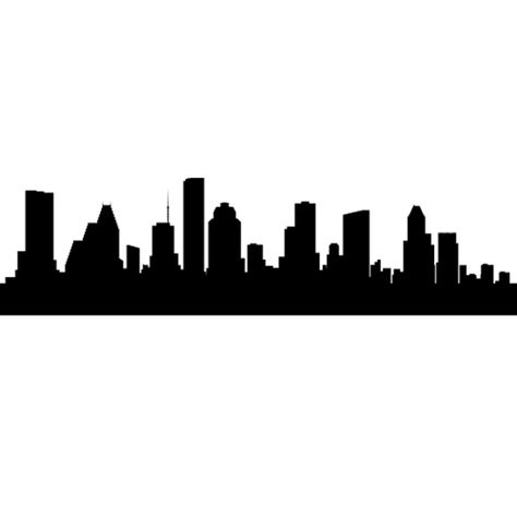 Building Sillouhette, Nyc Skyline Silhouette, Houston Skyline Outline, Houston Skyline Drawing, City Sillouhette, Houston Skyline Tattoo, Skyscraper Silhouette, City Silhouette Art, Silhouette Buildings