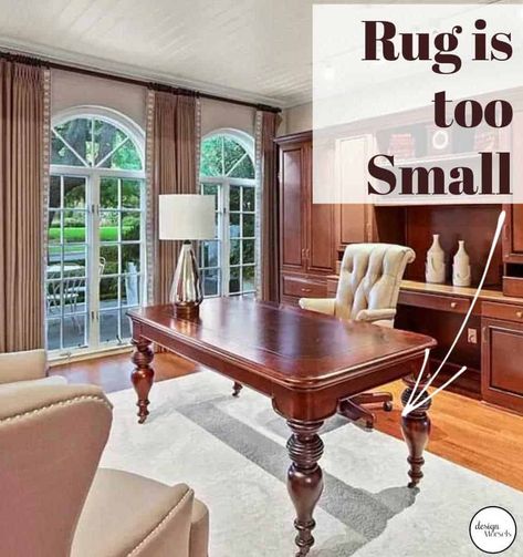 Rugs for An Office - Rollable Rugs - Design Morsels Rugs For Office Chair, Desk With Rug Under, Rug Rules, Rugs Layout, Roller Chair, Farmhouse Artwork, Farmhouse Diy Projects, Rug Placement, Rugs Design