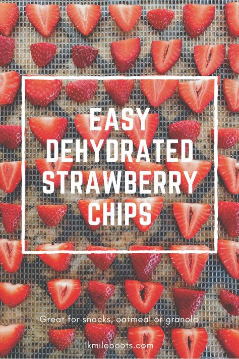 Strawberry Chips, Dehydrator Recipes Fruit, Dehydrating Food Storage, Dehydrated Fruits, Dehydrated Strawberries, Food Dehydration, Dehydrated Vegetables, Strawberry Season, Chilli Recipes