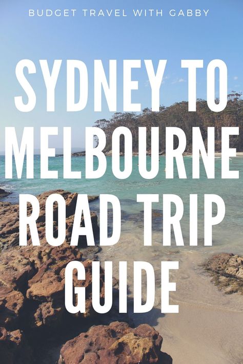 The ultimate Sydney to Melbourne road trip guide! Including budget travel tips and the best places to stop. Melbourne Day Trips, Sydney To Brisbane Road Trip, Sydney Day Trips, Melbourne To Sydney Road Trip, Sydney To Melbourne Roadtrip, Melbourne Trip, Melbourne Tourist Attractions, Road Trip Essentials, Melbourne Australia