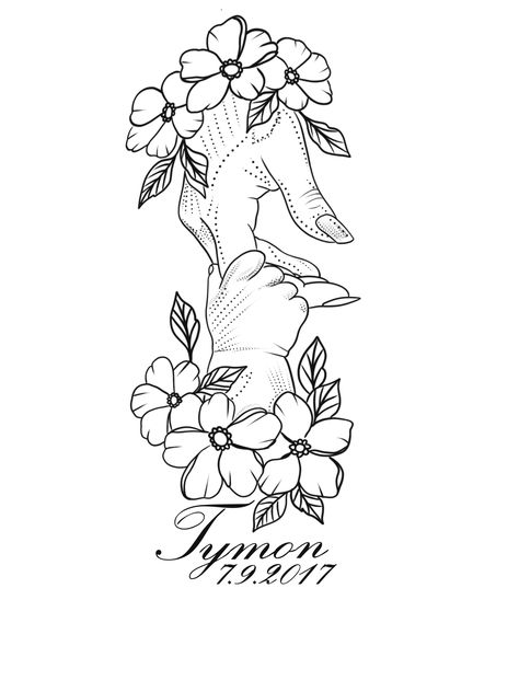 Mother Son Tattoo Ideas Unique, Floral Motherhood Tattoo, Mother Animal Tattoo Ideas, Mom And Daughter Animal Tattoos, Mom And Baby Tattoo, Unique Tattoos For Moms With Kids, Upper Sleeve Tattoo Women, Elephant With Birth Flower Tattoo, Baby Tattoos For Moms