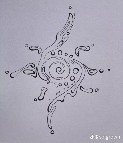 Zee Tattoo, Spiral Tattoos, Sun Drawing, Henna Inspired Tattoos, Sharpie Tattoos, Muster Tattoos, Theme Tattoo, Cute Tiny Tattoos, Sun Tattoo