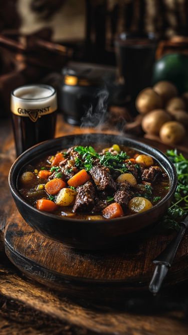 Guinness Beef Stew Beef Stew Photography, Guinness Beef Stew Recipe, Guiness Beef Stew Recipe, Beef And Guinness Stew Slow Cooker, Fantasy Restaurant, Gastro Pub Food, Tavern Recipes, Guinness Beef Stew Country Living, Taverns Recipe