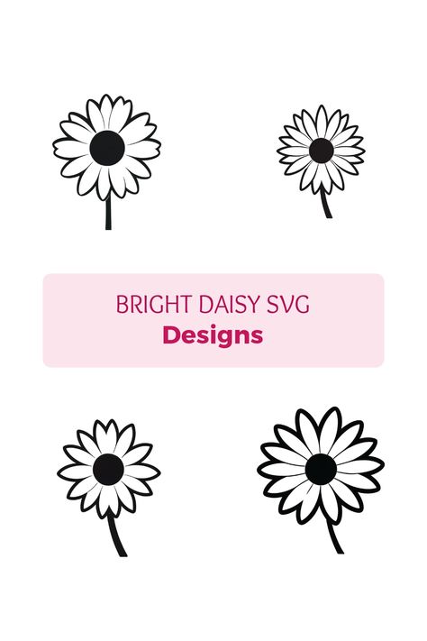 Hey creative soul! Are you ready to transform your projects with dazzling Daisy SVG designs? Our collection features both free and premium files that will infuse joy into your crafts. Use them for scrapbooking, t-shirt printing, or decorating cards. Each SVG showcases beautiful daisy designs in varying styles, making them perfect for any project, big or small. Don't wait, spark your creativity today and watch your ideas come to life with these delightful flowers. Own the moment with daisy-inspired graphics that inspire and captivate! Art For Your Room, Daisy Svg, Clothing Prints, Wedding Wine Glasses, Flower Silhouette, Whimsical Wall Art, Flower Outline, Designs For Cricut, Creative Soul