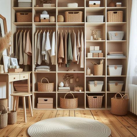 This guide highlights 17 clever closet shelving ideas that will help you maximize space, improve accessibility, and create a visually pleasing storage system. Closet Shelving Ideas, Under Shelf Lighting, Clever Closet, Rolling Clothes Rack, Closet Shelving, Barn House Design, Homes Decor, Pull Out Shelves, Shelving Ideas