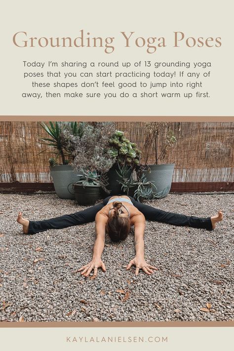 Get closer to the Earth with grounding yoga poses that connect your body to the Root Chakra. Enhance your focus, stability, and inner peace. Strengthen your bond with the Earth Element and make every practice a double whammy! Try these poses today. #RootChakra #YogaJourney #FindYourCalm Gentle Floor Yoga Sequence, Grounding Poses Yoga, Grounding Yoga Sequence, Grounding Pictures, Grounding Yoga Poses, Earth Element Yoga, Root Chakra Yoga Poses, Grounding Yoga, Root Chakra Yoga