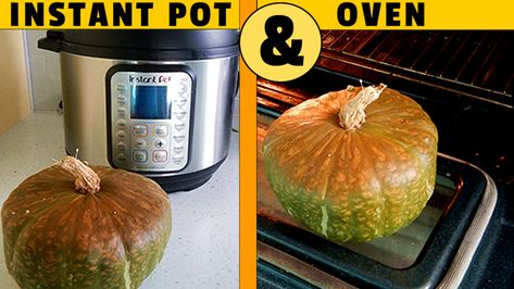 How to Cook a Whole Squash Two Ways: Instant Pot and Oven. You don't have to halve or quarter your squash in order to cook it in an Instant Pot or oven. It's easy to cook a squash whole; I'll show you how! Squash Instant Pot, Zucchini Relish Recipes, Potato Substitute, How To Cook Squash, Zucchini Relish, Buttercup Squash, Creamy Italian Chicken, Relish Recipes, Savory Herb