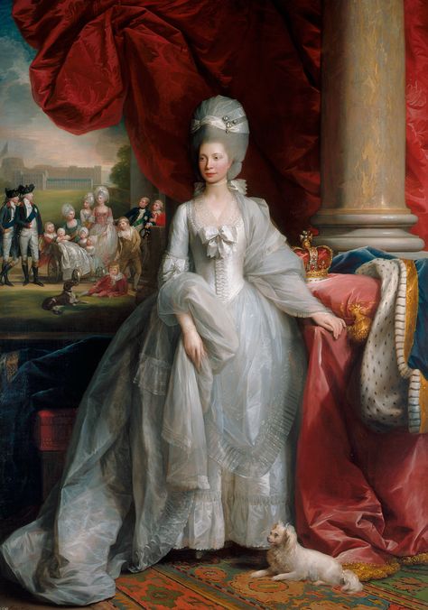 Queen Charlotte Of England, Benjamin West, Prince Frederick, Royal Collection Trust, King George Iii, Estilo Real, Queen Charlotte, Princess Mary, British Art