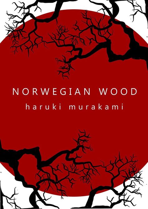 Norwegian Wood Book, Wood Book Cover, Different Reality, Murakami Haruki, Never Judge, Norwegian Wood, Book Cover Illustration, Wood Book, Haruki Murakami