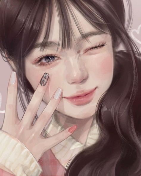 Cartoon Body, Draw Painting, Semi Realistic, Girly Drawings, Korean Art, Clip Studio Paint, Digital Art Anime, Realistic Art, Human Art