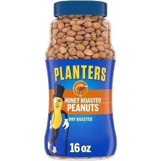 Planters Honey Dry Roasted Peanuts - 16oz : Target Coated Peanuts, Curb Hunger, Hormel Recipes, Planters Peanuts, Honey Roasted Peanuts, Snack Craving, Unsaturated Fats, Honey Roasted, Roasted Peanuts