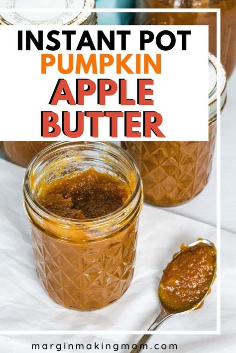 Pumpkin Apple Butter, Gluten Free Apple Recipes, Instant Pot Pumpkin, Pumpkin Butter Recipe, Instant Pot Freezer, Instant Pot Freezer Meals, Butter At Home, Slow Cooker Apple Butter, Apple Butter Recipe