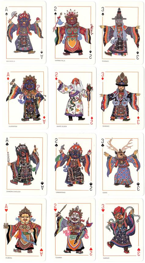 Mongolian Design, Mongolian Art, Tibet Art, Mask Dance, Dancing Drawings, Thangka Painting, Tibetan Art, 카드 디자인, Buddhist Art