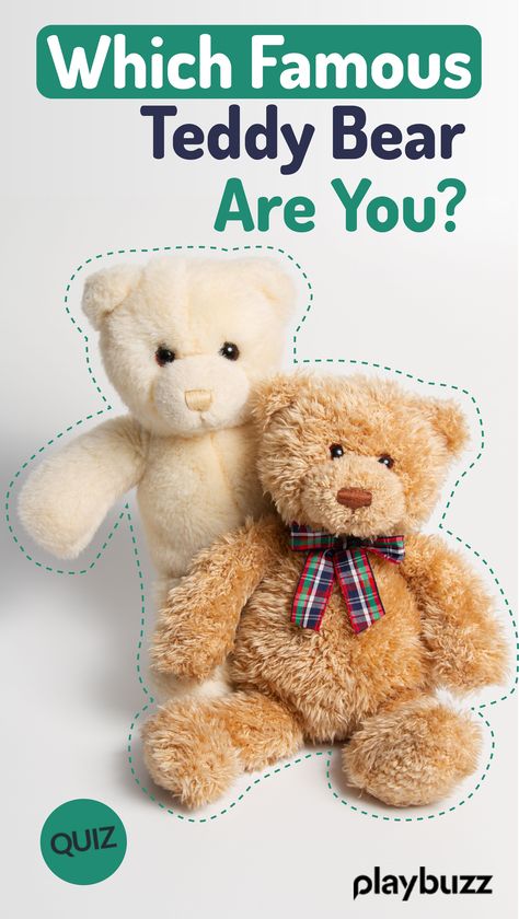 In honor of National Teddy Bear Day on September 9, which famous bear are you? #PlaybuzzQuiz General Knowledge Trivia Personality Quiz Quiz Cute Teddy Bear National Teddy Bear Day Famous Bears, National Teddy Bear Day, Best Advice Ever, Teddy Bear Day, Playbuzz Quiz, Creature Of Habit, Comfy Pillows, Cute Teddy Bear, Cute Teddy